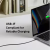 Дата кабель USB-C to USB-C 0.9m 140W bio-nylon 544 black Anker (A80F5H11) - Image 4