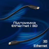 Кабель мультимедийный HDMI M to HDMI M 10.0m V2.0 black Promate (prolink4k60-10m) - Image 5