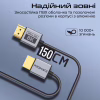Кабель мультимедійний HDMI M to HDMI M 1.5m V2.1 grey Promate (primelink8k-150.grey) - Image 3