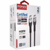 Кабель мультимедійний HDMI M to HDMI M 5.0m V2.1 grey Promate (primelink8k-500.grey) - Image 2