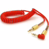 Кабель мультимедійний 3.5mm M to 3.5mm M 1.5m 90° corner red Voltronic (YT-AUXSGJ(M)/(M)-1.5-R) - Image 2