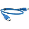 Дата кабель USB 3.0 AM/AM 0.6m Blue Voltronic (YT-3.0AM+AM-0.6) - Image 2