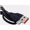 Дата кабель USB 2.0 AM to Micro 5P 1.0m 2.4A silicone black Denmen (DM-D01V-BK) - Image 3
