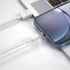 Дата кабель USB 2.0 AM to Lightning 1.0m 2.1A magnetic pvc white XO (NB187-L-1-WH) - Image 3