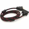 Кабель мультимедійний DVI M to DVI M 1.5m 24+1pin black/red Merlion (YT-DVI(M)/(M)NY/RD-1.5m) - Image 2