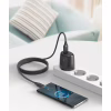 Дата кабель USB 2.0 AM to USB-C 1.0m braided black XO (NB235_C_Black) - Image 4