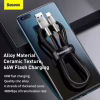 Дата кабель USB 2.0 AM to USB-C 2.0m 6A 66W Black Baseus (CAKF000201) - Image 3