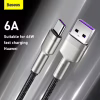 Дата кабель USB 2.0 AM to USB-C 2.0m 6A 66W Black Baseus (CAKF000201) - Image 4