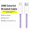 Дата кабель USB-C to Lightning 2.0m 20W purple Baseus (CALD000105) - Image 2