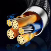 Дата кабель USB 2.0 AM to USB-C 1.0m 7A LED black Essager (EXCT-XY01-P) - Image 7