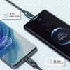 Дата кабель USB 2.0 AM to USB-C 2.0m 7A LED black Essager (EXCT-XYA01-P) - Image 3