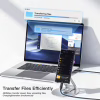 Дата кабель USB-C to USB-C 1.0m 100W LED black Essager (EXCTT1-XY01-P) - Image 5