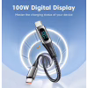 Дата кабель USB-C to USB-C 2.0m 100W Digital Display black Essager (ES-XCTT1-YDA01) - Image 9