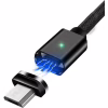 Дата кабель USB 2.0 AM to Micro 5P 1.0m Magnetic black Essager (EXCCXM-ML01) - Image 2