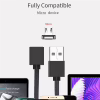 Дата кабель USB 2.0 AM to Micro 5P 1.0m Magnetic black Essager (EXCCXM-ML01) - Image 7
