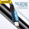 Дата кабель USB 2.0 AM to USB-C 2.0m 120W black Essager (EXC120-CGA01-P) - Image 7