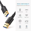 Дата кабель USB 3.0 AM/AM 0.5m US128 black Ugreen (10369) - Image 2