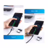 Дата кабель USB 2.0 AM to USB-C + Micro 5P 1.0m 3A US177 black Ugreen (30875) - Image 4