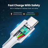 Дата кабель USB-C to USB-C 0.5m 3A 60W US264 white Ugreen (60517) - Image 6