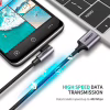 Дата кабель USB 2.0 AM to USB-C 3.0m 3A US284 90° corner black Ugreen (70255) - Image 4