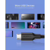 Дата кабель USB 2.0 AM to Micro 5P 0.25m 2A US289 black Ugreen (60134) - Image 4