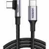 Дата кабель USB-C 2.0 to USB-C 1.0m 90° corner US334 black Ugreen (70643) - Image 2
