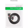 Кабель мультимедійний 2xRCA M to 2xRCA M 2.0m AV104 black UGREEN (10518) - Image 4