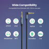 Кабель мультимедійний 3.5mm M to 3.5mm M 1.5m 90° corner AV112 blue Ugreen (60180) - Image 3