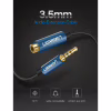Кабель мультимедійний 3.5mm M to 3.5mm F 1.0m AV118 blue Ugreen (40673) - Image 5