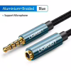 Кабель мультимедійний 3.5mm M to 3.5mm F 1.0m AV118 blue Ugreen (40673) - Image 7