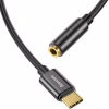 Переходник USB-C M to 3.5mm F 0.1m black Baseus (CATL54-01) - Image 2