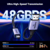 Кабель мультимедійний HDMI M to HDMI micro M 1.0m V2.1 8K60Hz HD164 black Ugreen (15516) - Image 4
