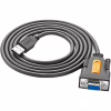 Кабель для передачі даних USB to COM F 1.5m DB9 RS-232 CR104 black Ugreen (20201) - Image 2