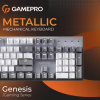 Клавіатура GamePro Genesis Metallic MK144G Outemu Red Switch USB UA Gray (MK144G) - Image 7