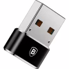 Перехідник USB 2.0 AF to USB-C black Baseus (CAAOTG-01) - Image 2