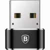 Перехідник USB 2.0 AF to USB-C black Baseus (CAAOTG-01) - Image 3