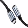 Дата кабель USB-C M/F 0.5m 5A USB 3.1 Gen2 10Gbps black Ugreen (80810) - Image 2