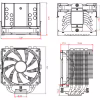 Кулер до процесора ID-Cooling SE-226-XT Black - Image 7