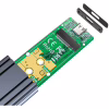 Кишеня зовнішня Maiwo M.2 SSD NVMe (PCIe) — USB 3.1 Type-C (K1686P space grey) - Image 7