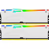 Модуль пам'яті для комп'ютера DDR5 64GB (2x32GB) 6000 MHz Beast White RGB Kingston Fury (ex.HyperX) (KF560C36BWEAK2-64) - Image 2