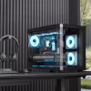 Корпус для ПК AeroCool P300C-G-BK-v1 Black (ACCS-PN02033.11) - Image 6