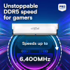 Модуль памяти для компьютера DDR5 32GB (2x16GB) 6400 MHz Pro Overclocking White Micron (CP2K16G64C38U5W) - Image 3