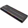 Карман внешний Dynamode M.2 SSD NVMe/SATA combo USB3.2 GEN2 Type-C aluminium black (DM-CAD-SSD10) - Image 4