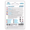 Батарейка Esperanza AA LR6 Alkaline * 4 (EZB101) - Image 3