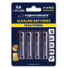 Батарейка Esperanza AA LR6 Alkaline * 8 (EZB103) - Image 3