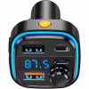 FM модулятор XO BCC08 автомобільний зарядний пристрій MP3/PD/2USB/3,1A Чорни (XO-BCC08) - Image 2
