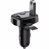 FM модулятор Baseus T Shaped S-09A 2 х USB Type-A, microSD Black (CCMT000001) - Image 4