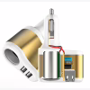 Зарядний пристрій XoKo CC-303 2 USB 2.1A Gold / White (CC-303-GDWH) - Image 2
