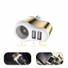 Зарядний пристрій XoKo CC-303 2 USB 2.1A Gold / White (CC-303-GDWH) - Image 3