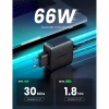 Зарядний пристрій Ugreen CD216 66W 2xType-C PD Charger (Black) (70867) - Image 2